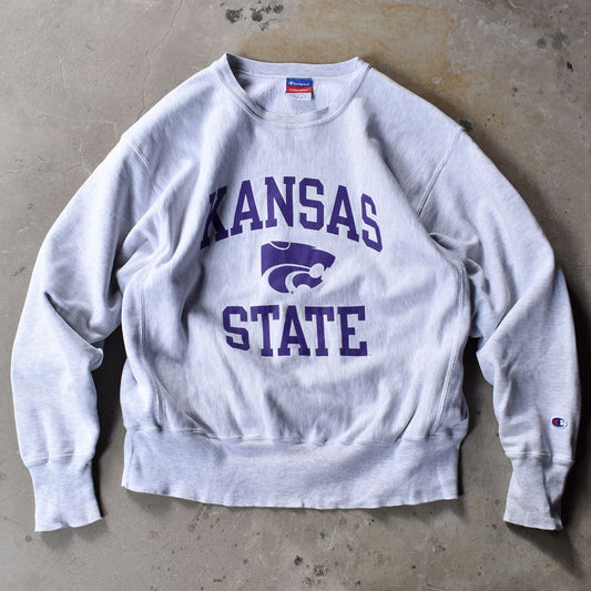 Y2K Champion “KANSAS STATE” RWスウェット 231120