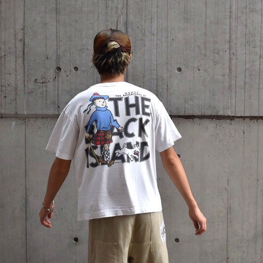 90-00’s The Adventures of Tintin “The Black Island” キャラクター Tシャツ 250916