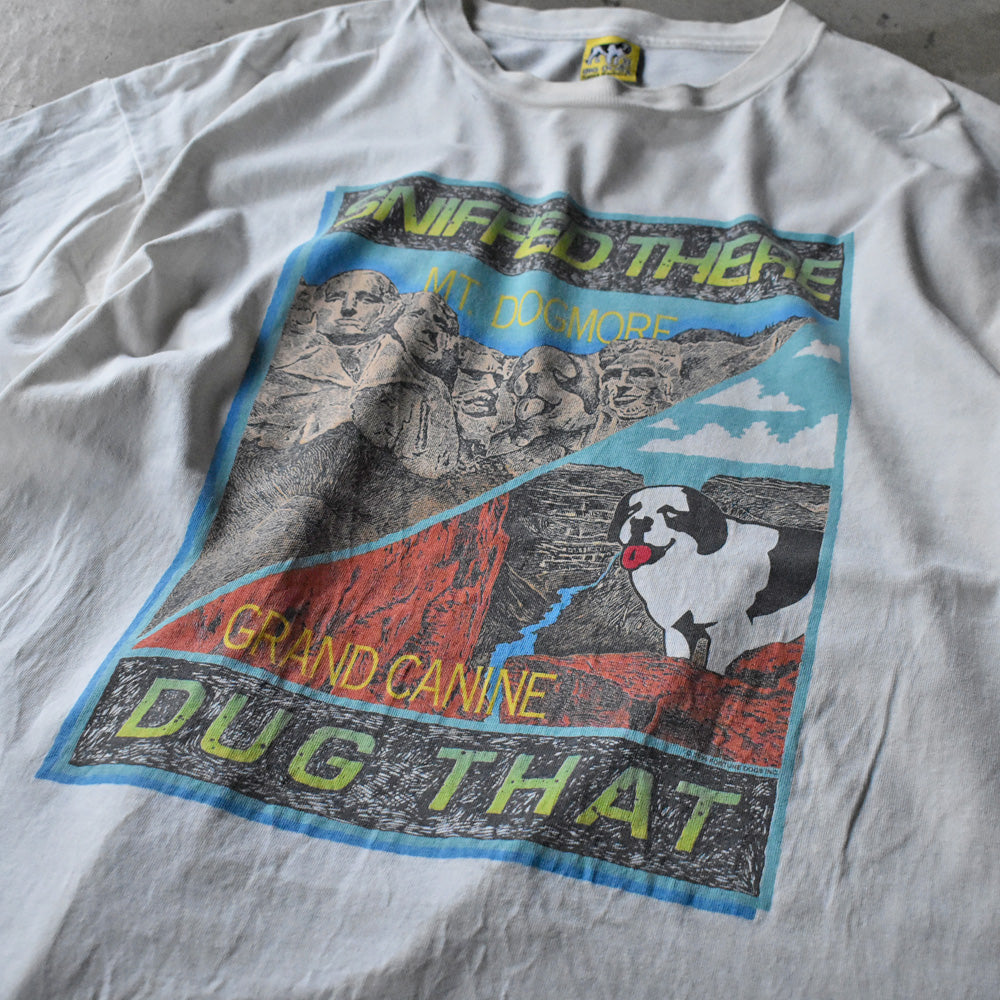 BIG DOGS SNIFFED THERE DUG THAT Tシャツ 90年代 USA製 ヴィンテージ
