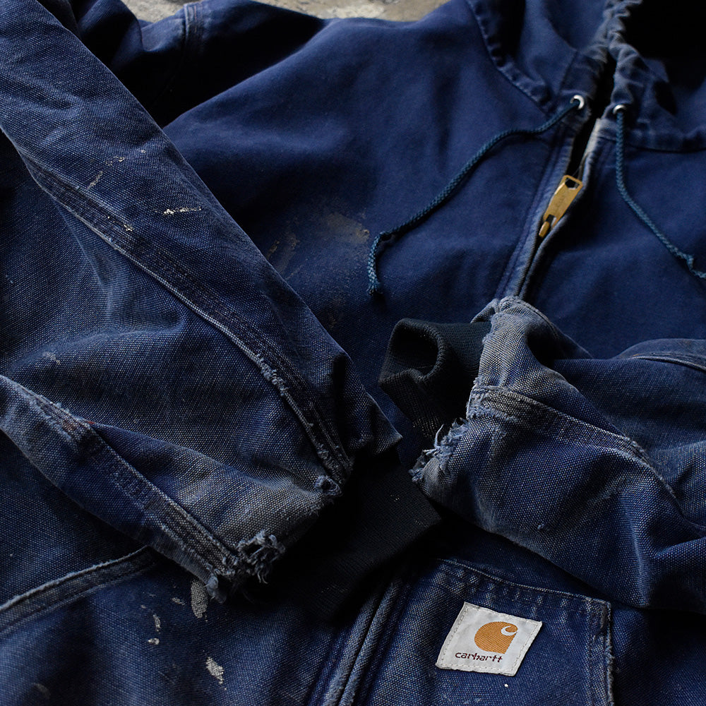 90's ペンキ！ダメージ！ Carhartt アクティブパーカー メッシュライナー 230928H