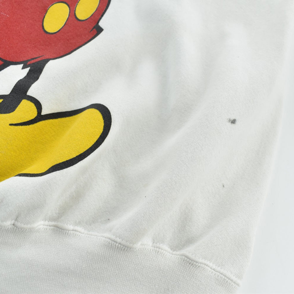 90's Disney Designs Mickey Mouse 大判プリント スウェット USA製 261009H