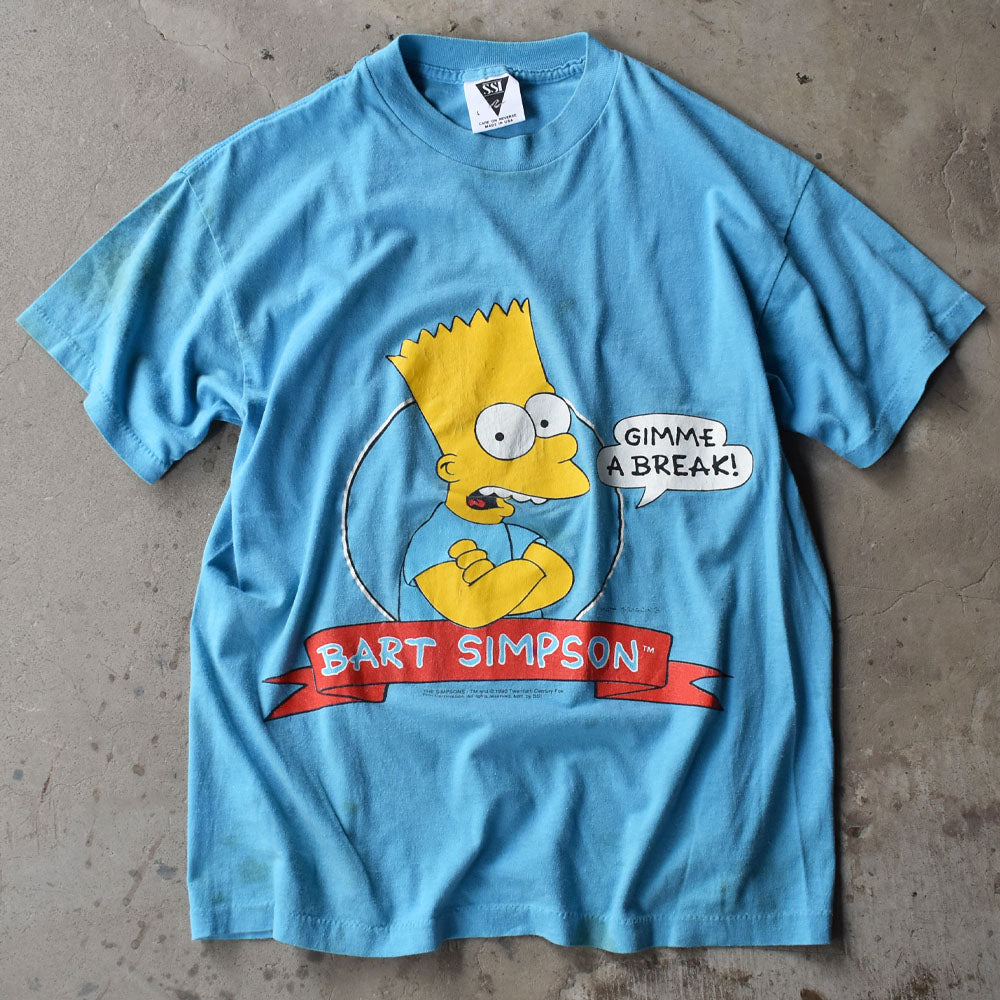 90's　The Simpsons/ザ・シンプソンズ “Bart Simpson” Tシャツ　230609