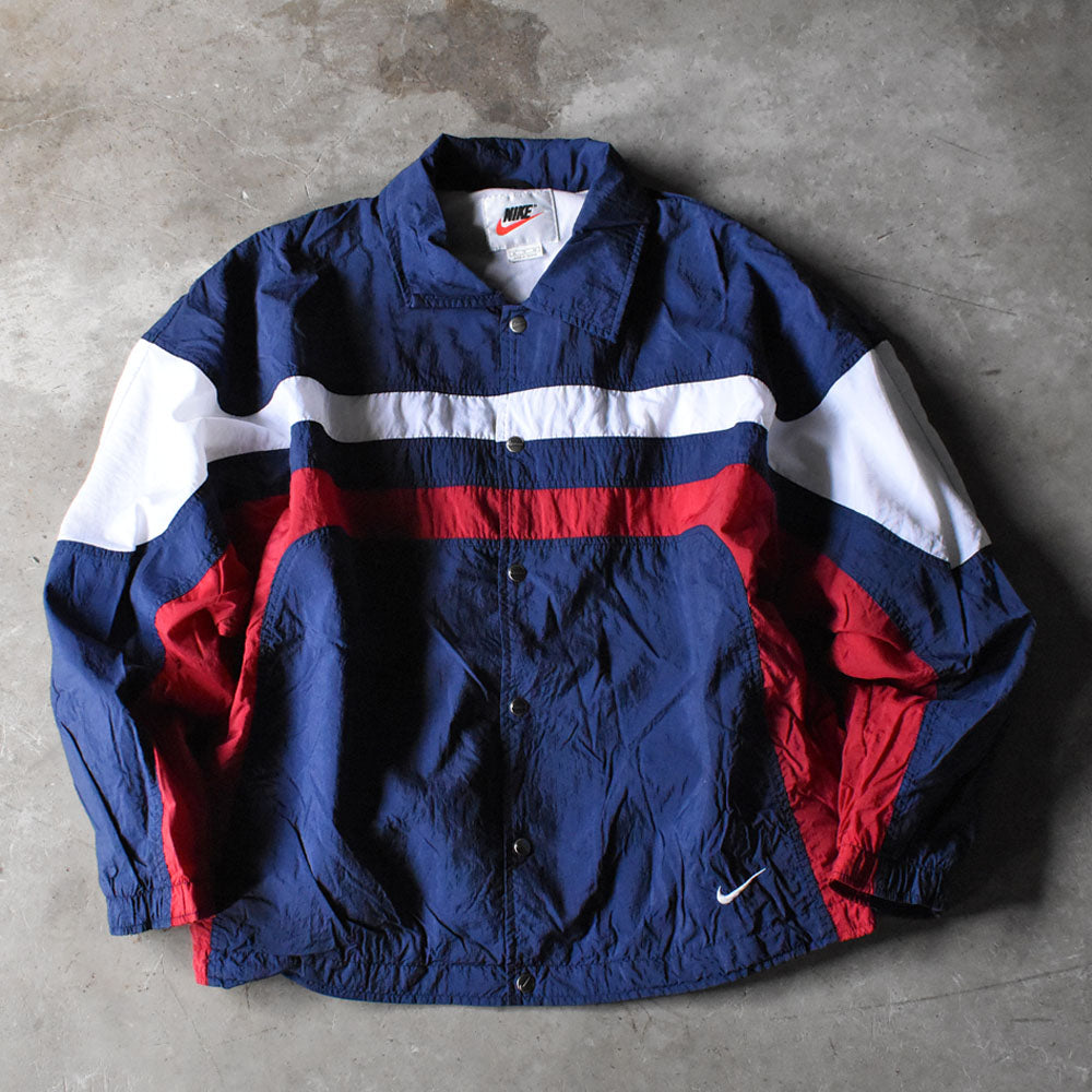 90’s NIKE 衿付き ナイロンジャケット 250112