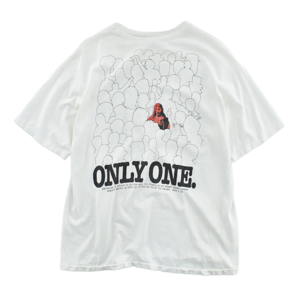 90's "SAVE YOUR SOUL" ジーザス 偉人コラージュ Tシャツ USA製 260915H