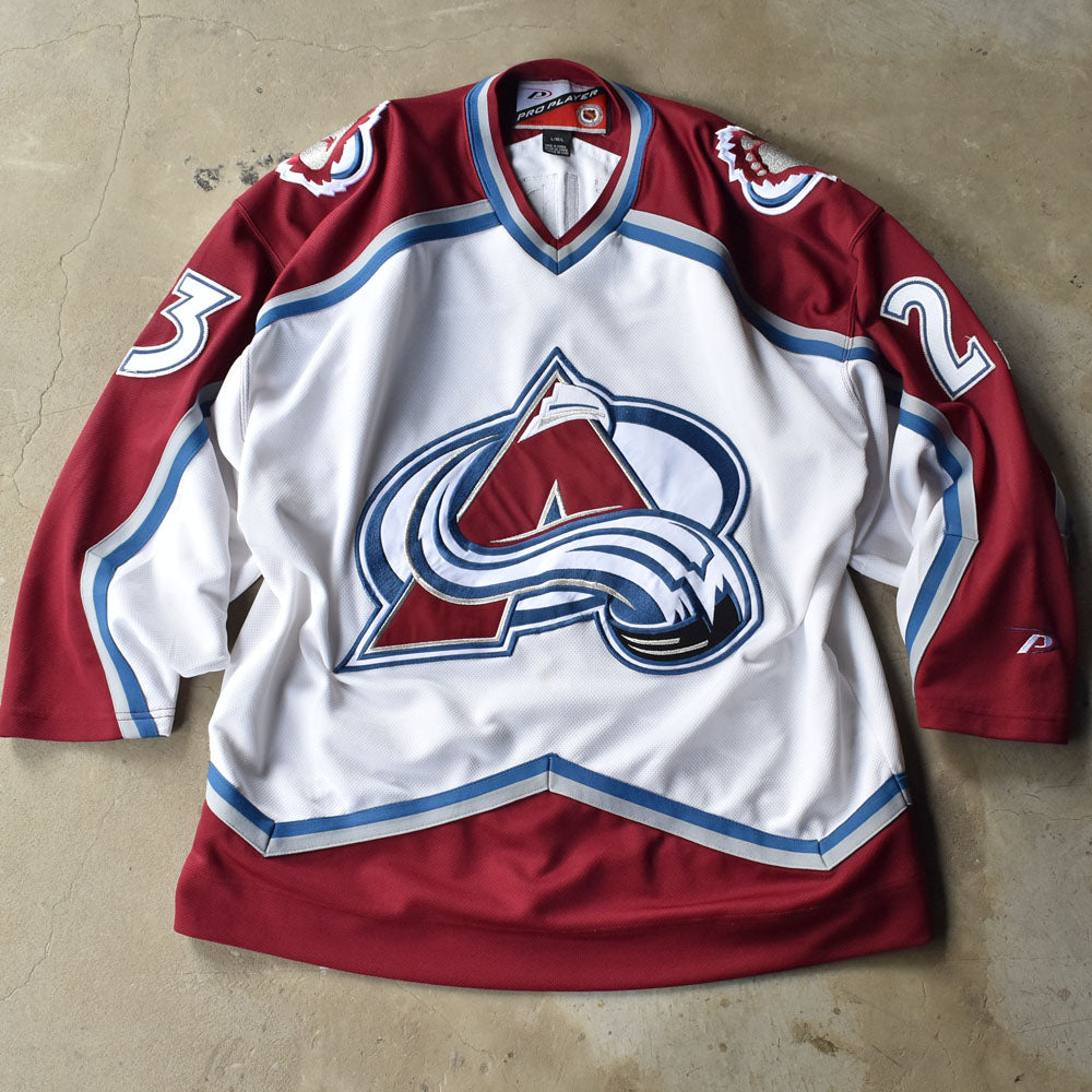 90’s NHL Colorado Avalanche ホッケーシャツ 240327