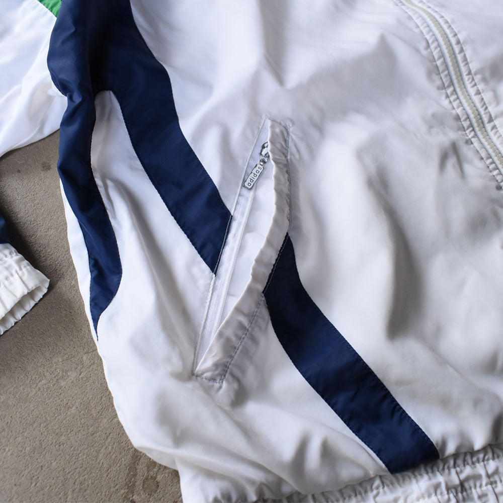 90’s adidas 裏地付き ナイロン トラックジャケット 250525H