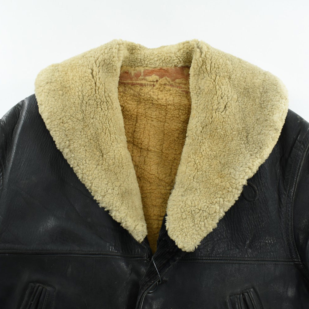 30’s GENUINE HORSEHIDE シングル レザーカーコート 260106H