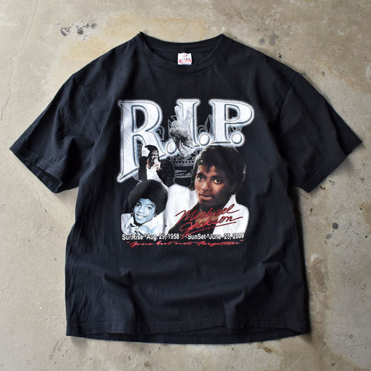 Y2K Michael Jackson “R.I.P” 追悼Tシャツ 240816H