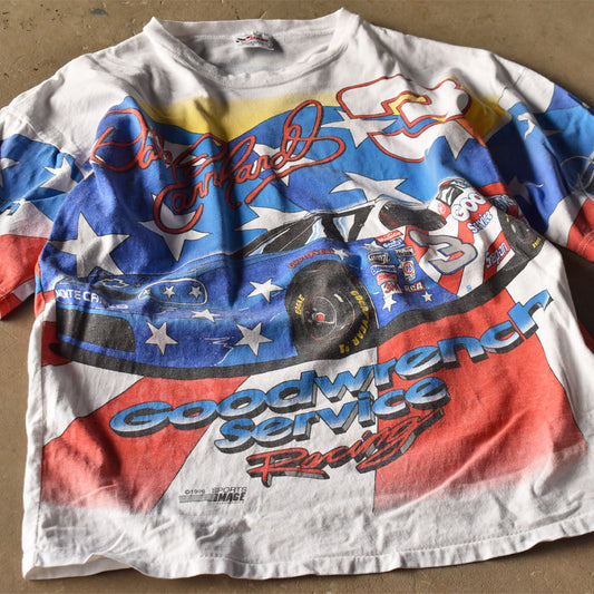 90’s CHASE RACEWEAR “Dale Earnhardt #3” AOP! レーシング Tシャツ USA製 240514