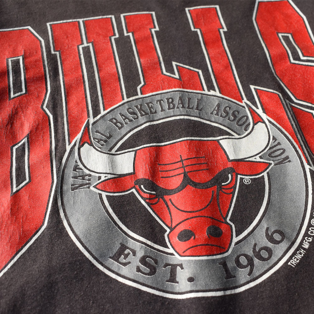 90’s TRENCH “NBA Chicago Bulls” ロゴ Tシャツ USA製 250523