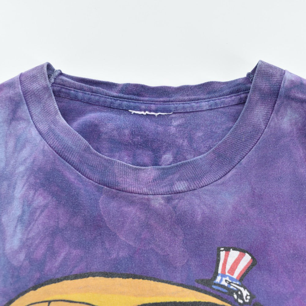 90's Liquid Blue Grateful Dead "Just Keep Truckin' On" タイダイ ロックTシャツ 260714H