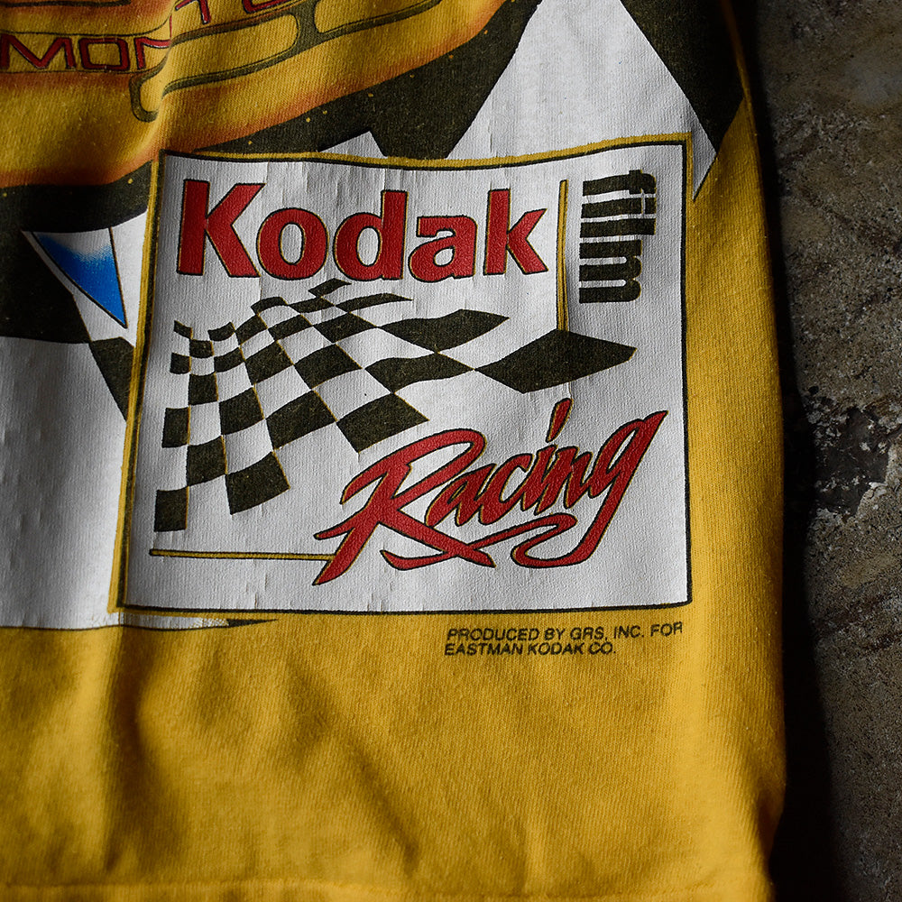 90's イエロー！ AOP Racing “Kodak”Tシャツ USA製 240719H