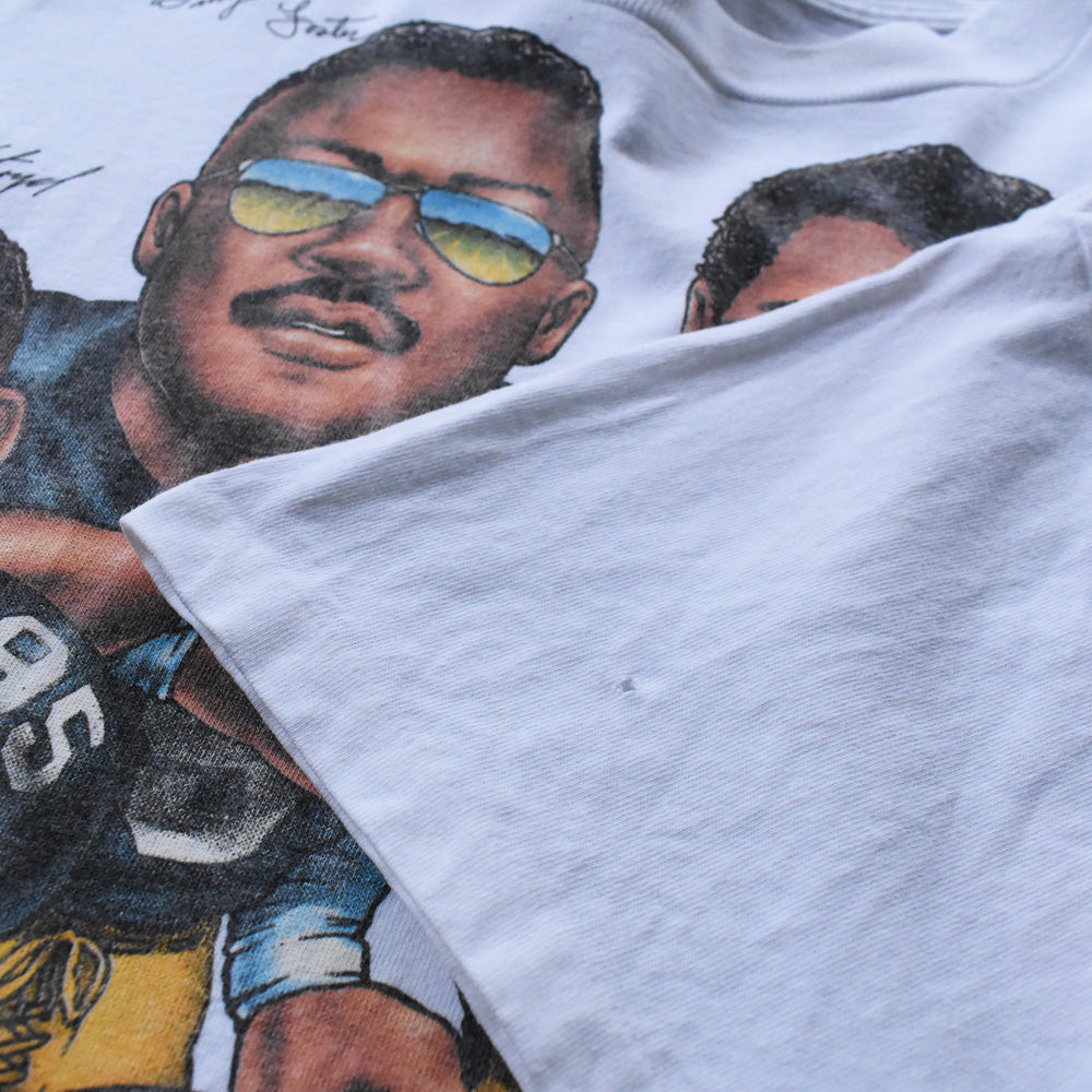 90's “NFL Pittsburgh Steelers / BAD BOYS” イラスト Tシャツ 250613