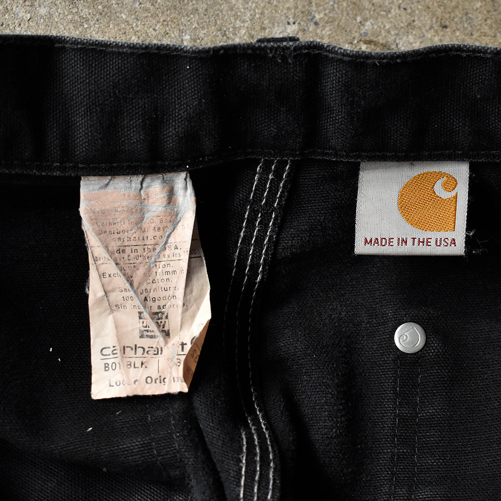 Y2K Carhartt ダブルニー ブラック！ ダック ペインターパンツ USA製 240213H