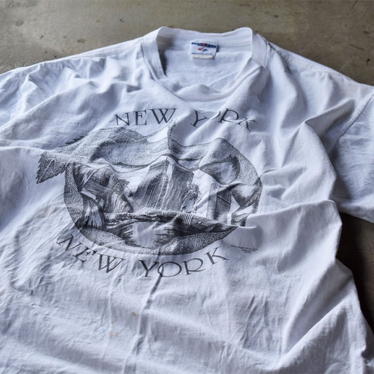 Y2K　 “NEW YORK” ビッグアップル アートTシャツ　230814