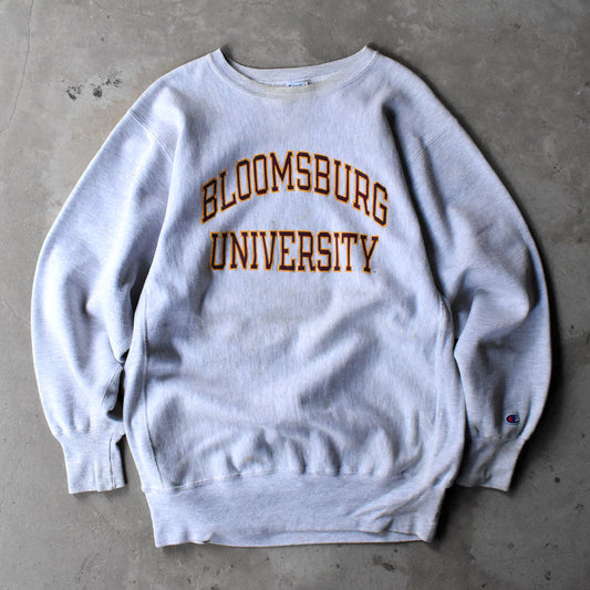 90’s Champion “BLOOMSBURG UNIVERSITY” RWスウェット USA製 250413