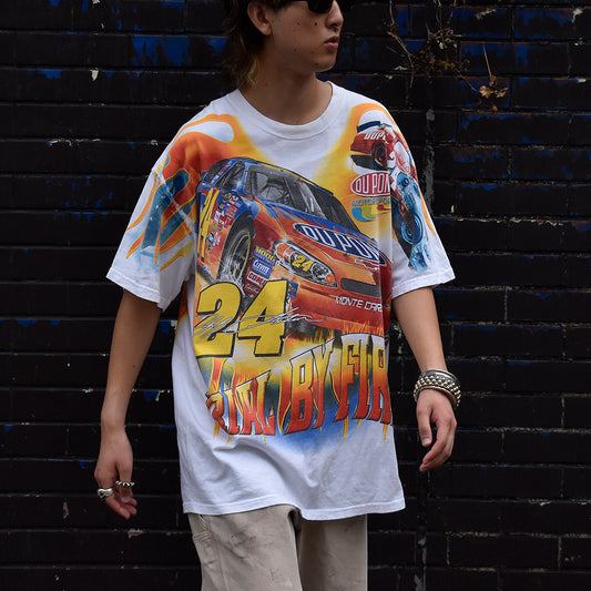Y2K　AOP！　chase authentics　Racing Tee　230908H