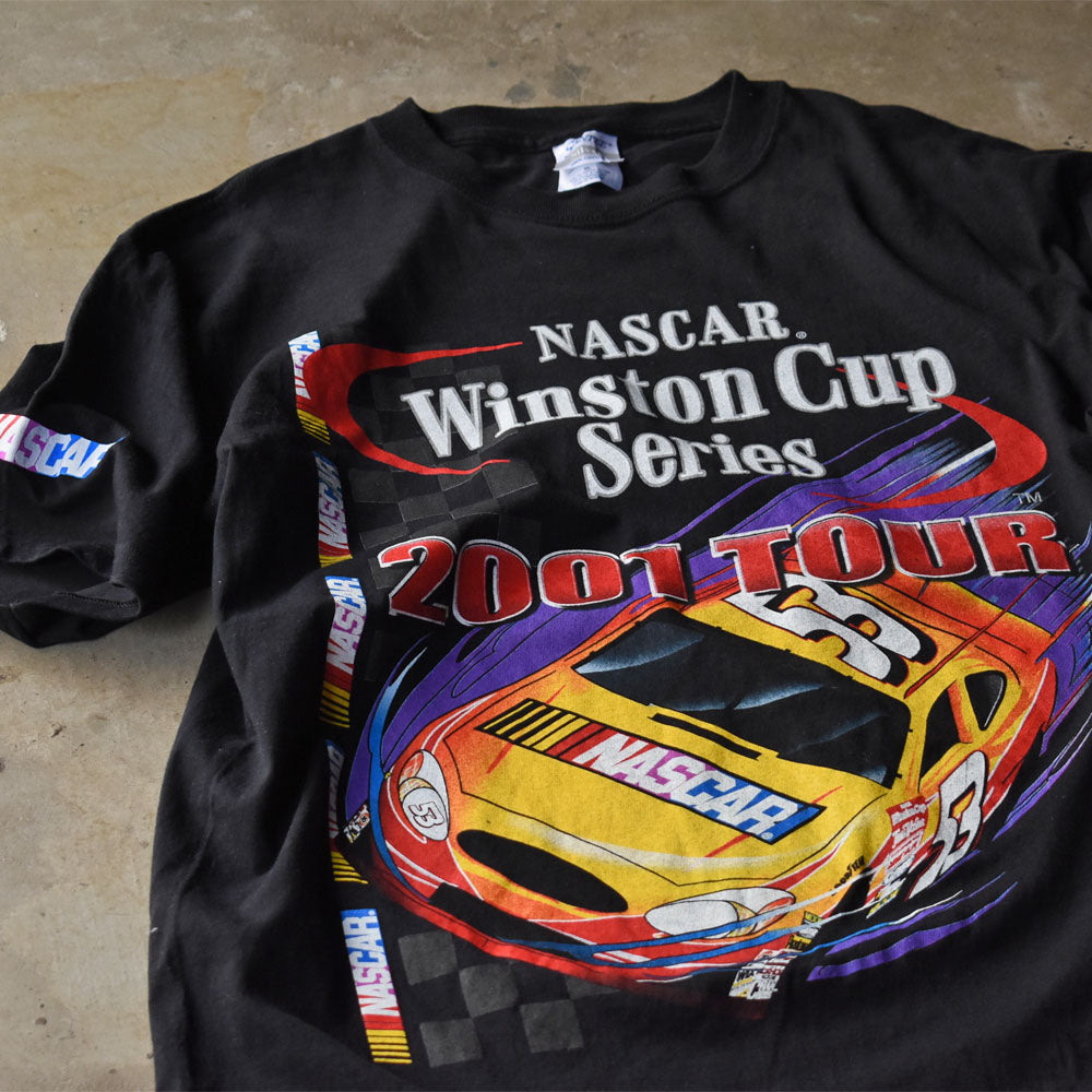 ミントコンディション！ Y2K NASCAR “NASCAR Winston Cup Series” 両面プリント レーシングTシャツ 240703