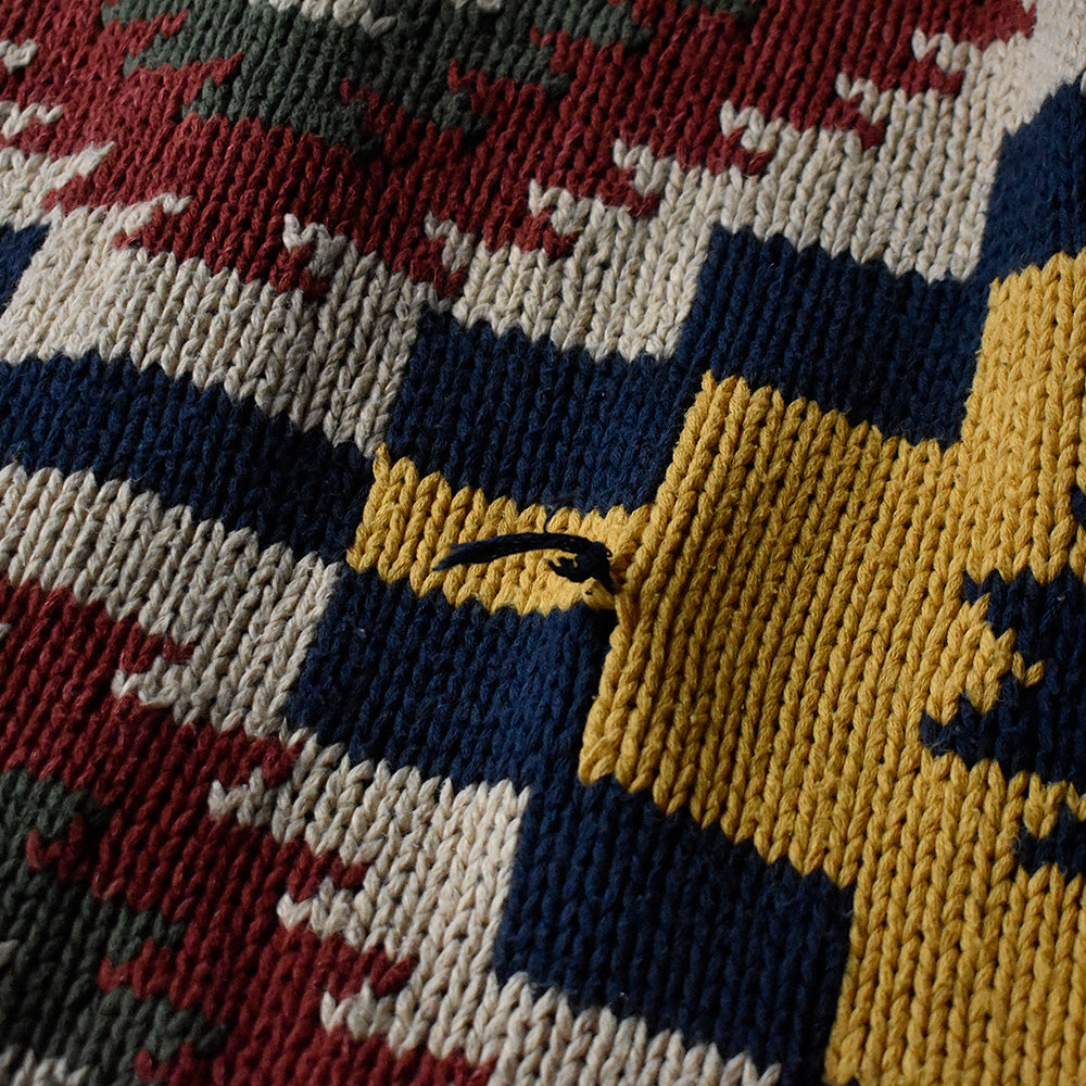 DENIM&SUPPLY RALPH LAUREN ショールカラー ネイティブ柄 カーディガン 241120H