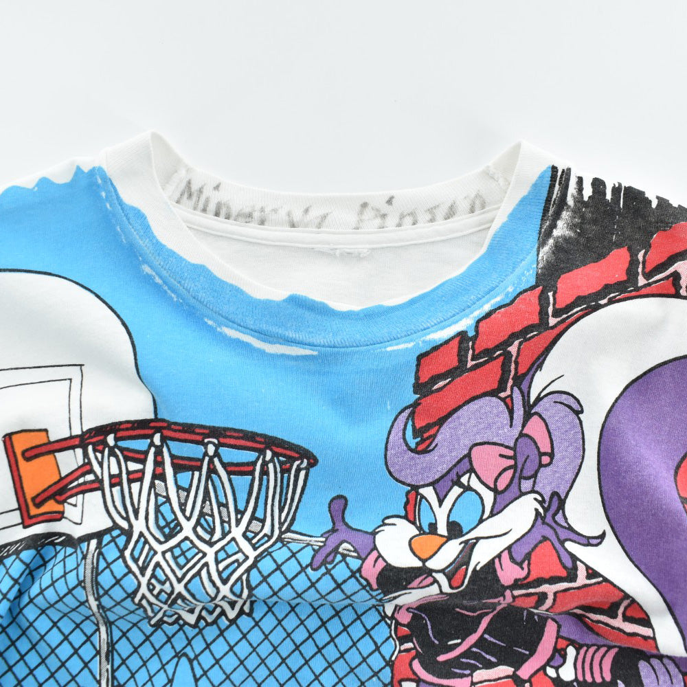 90's Tiny Toon Adventures “ACME HOOP GROUP” AOP キャラT USA製 260512H