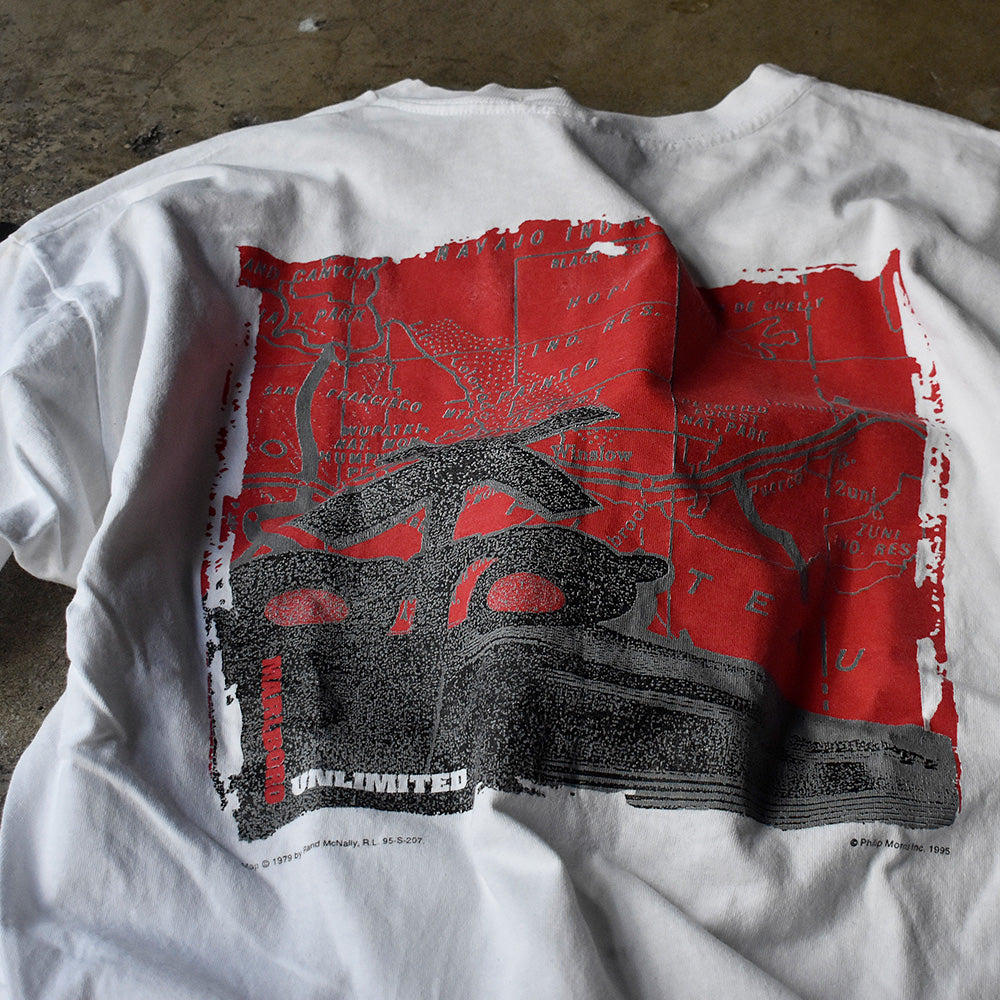 90's Marlboro Rand McNally "Map" Pocket Tシャツ USA製 231214H