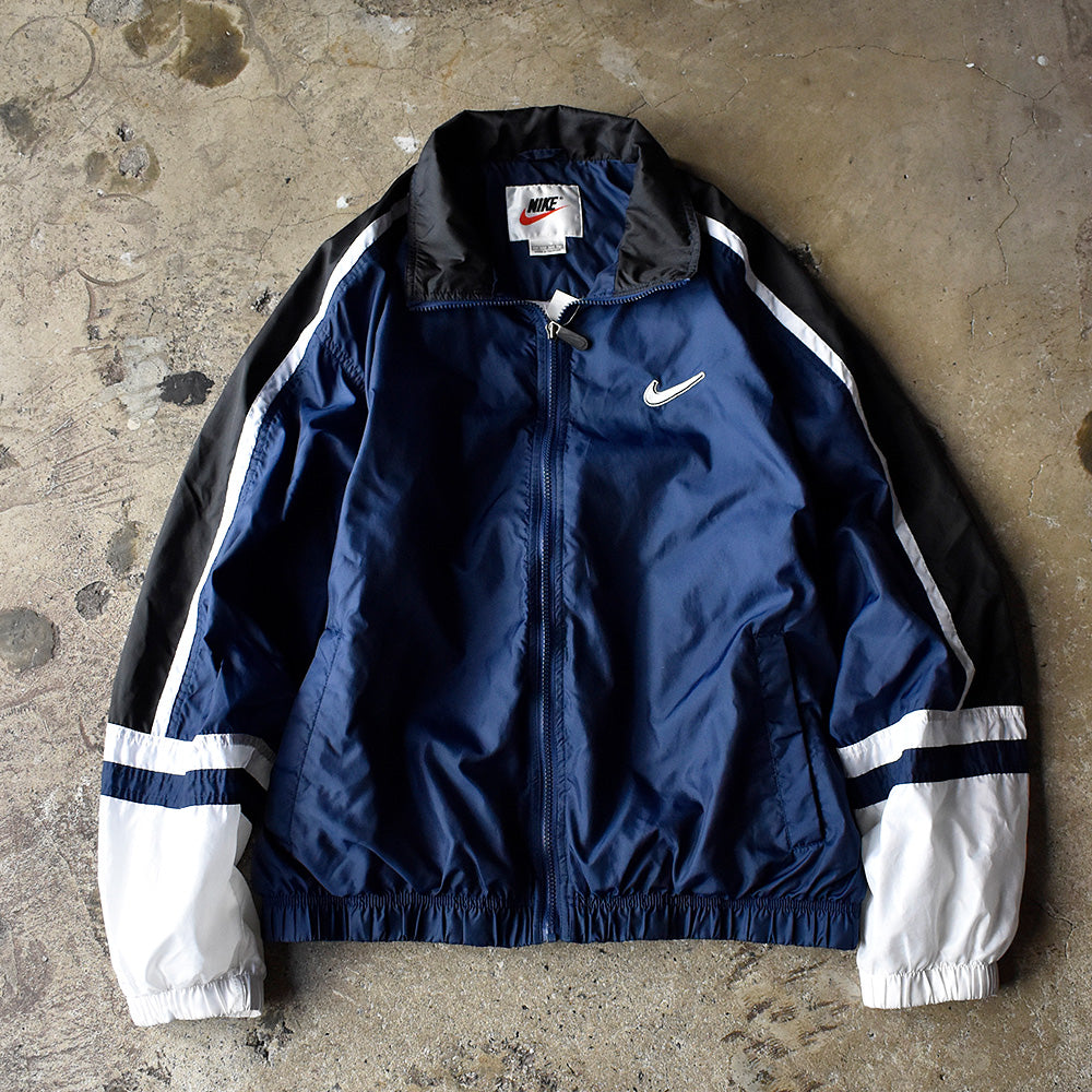 90's NIKE swooshワッペン！ ナイロンジャケット 240328H