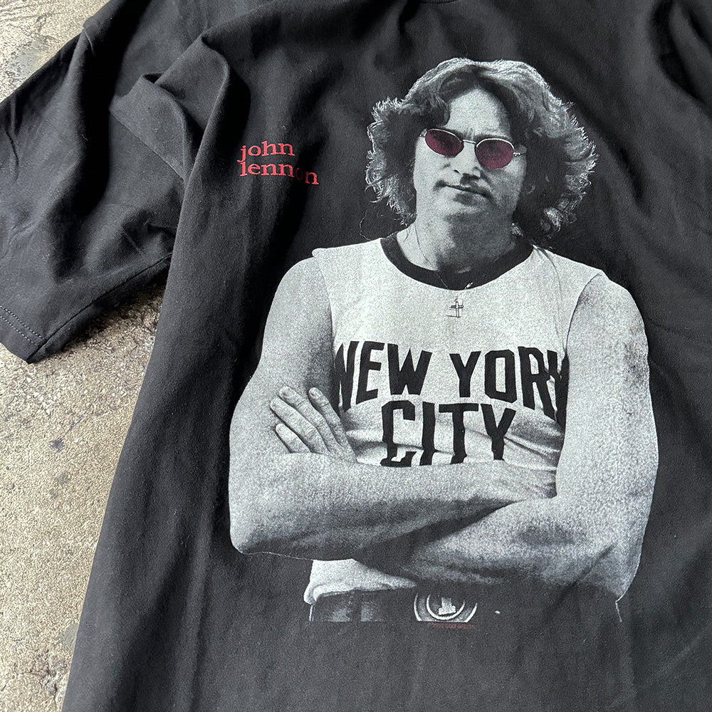 90's John Lennon “NEW YORK CITY” フォトTシャツ 240831H