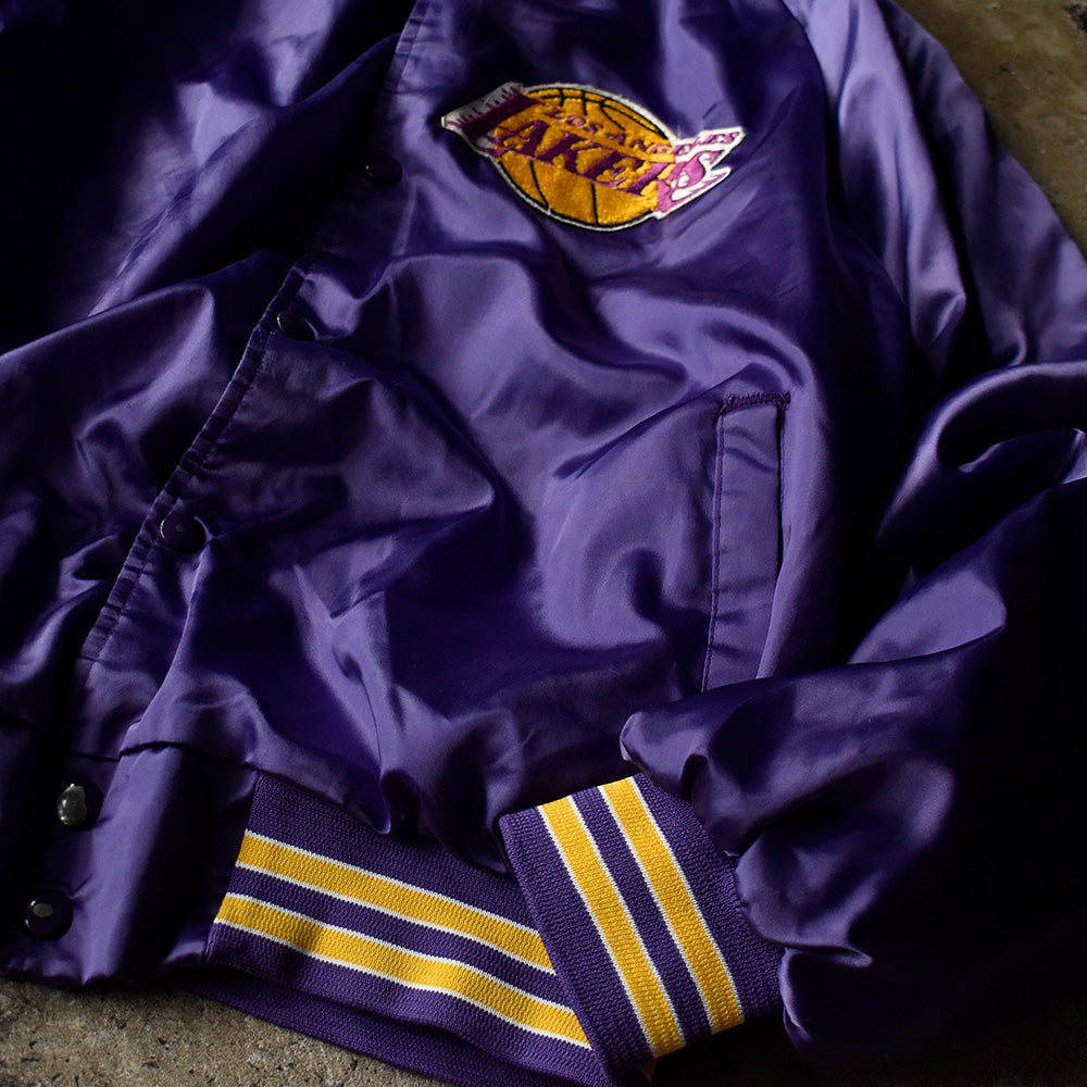 90's Chalk Line NBA “LOS ANGELES LAKERS” アワードジャケット USA製 230926H