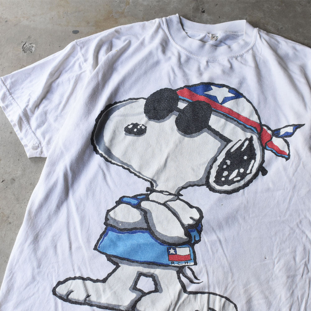 90’s PEANUTS “SNOOPY/JOE COOL” キャラクター Tシャツ 250923H