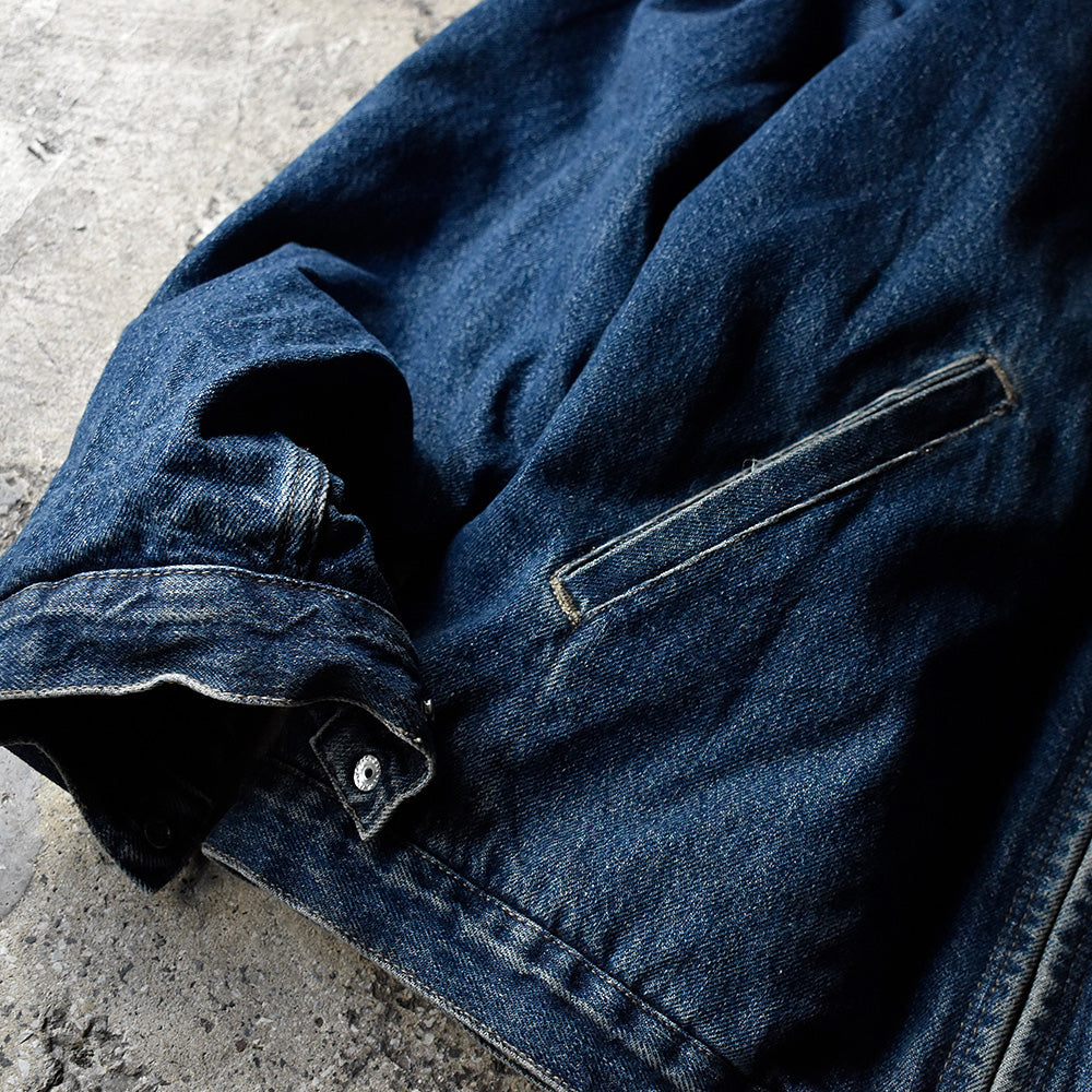 90's Dickies “Gadsden flag”プリント デニムジャケット ブランケットライナー 231210H