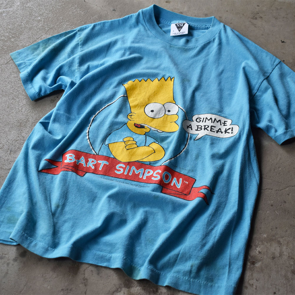 90's　The Simpsons/ザ・シンプソンズ “Bart Simpson” Tシャツ　230609