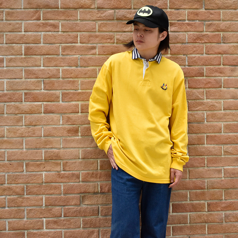 80's Polo Ralph Lauren “CROSS FLAG“ ラガーシャツ USA製 240720H