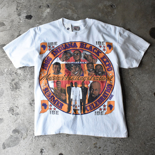 90's “Indiana Black Expo” Summer Music Festival Tシャツ 250507H