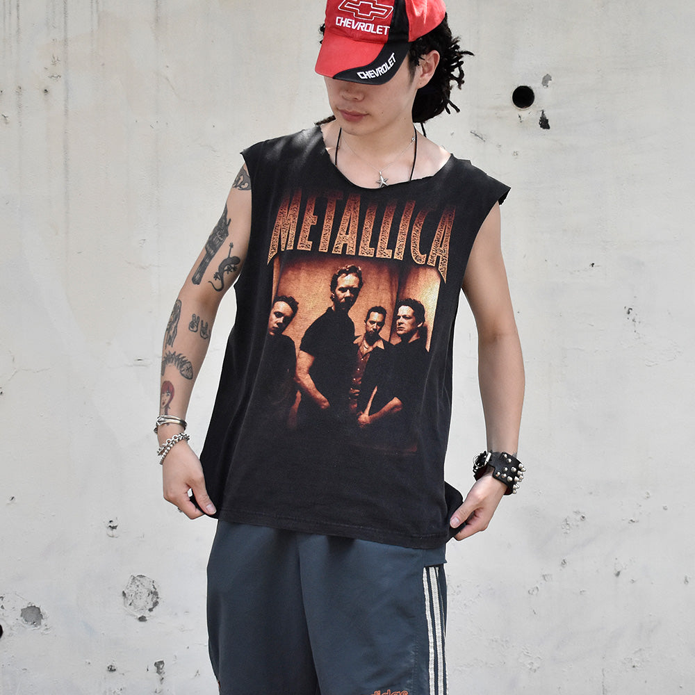 90's Metallica “SUMMER 1998 NORTH AMERICA” Tour カットオフTシャツ 240816H