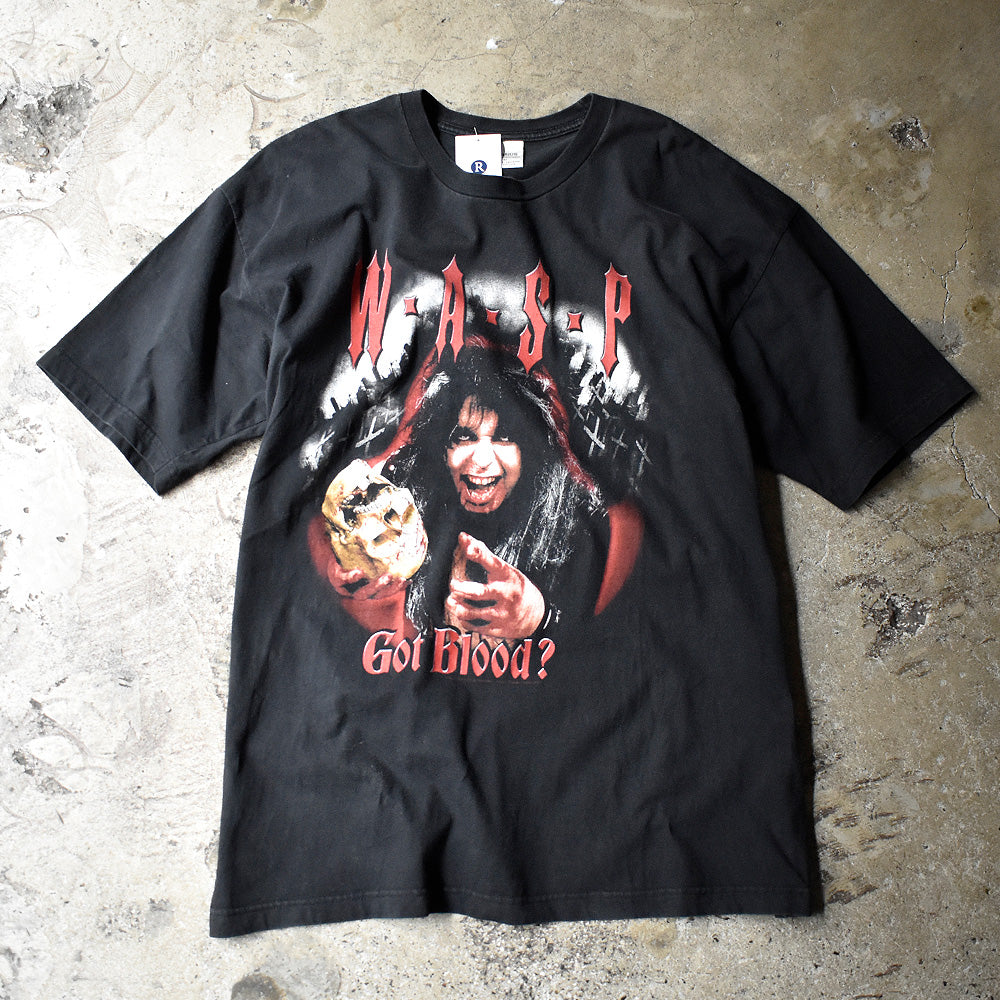 Y2K W.A.S.P. “Got Blood？” Tシャツ 240616H