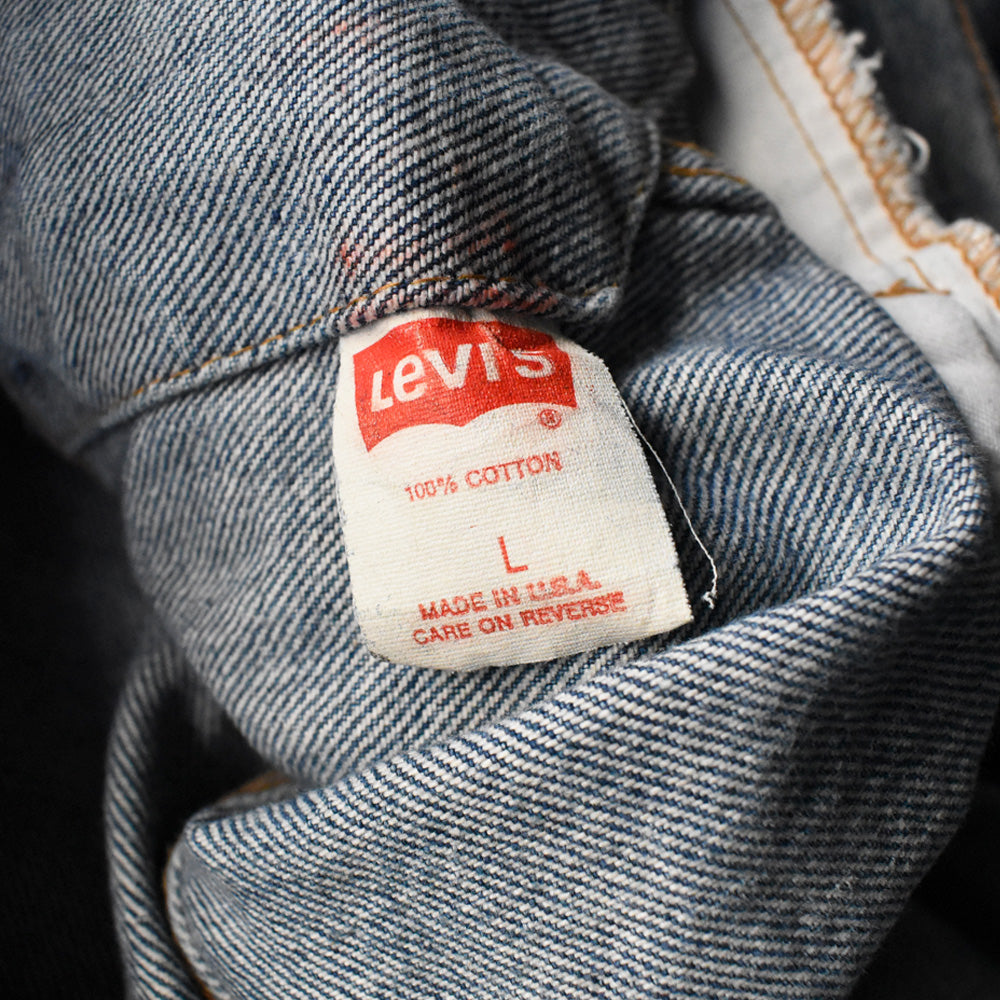 90’s Levi's 70507-0219 ケミカルウォッシュ デニムジャケット USA製 250520