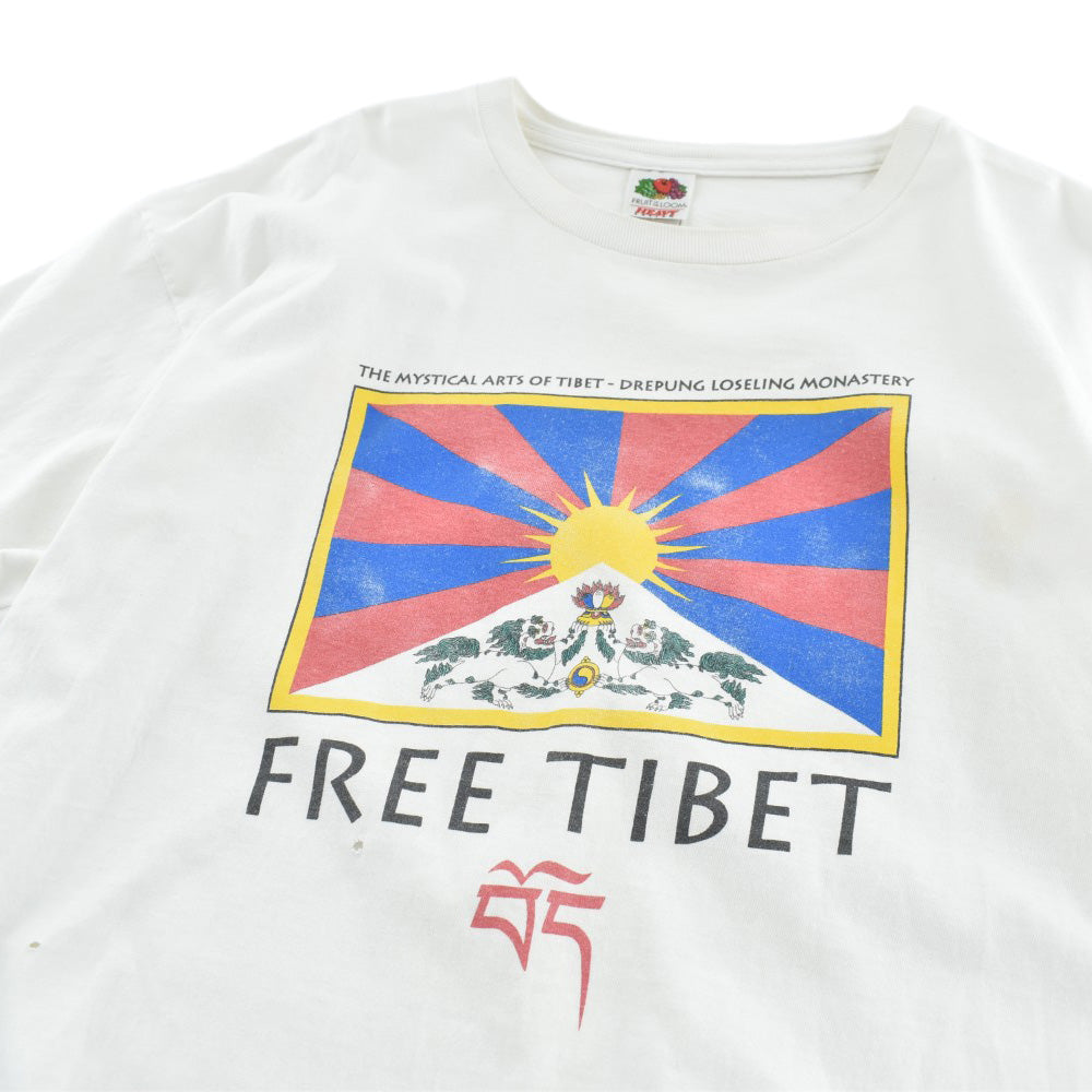 90's FREE TIBET "The Mystical Arts of Tibet" ツアーTシャツ 260804H