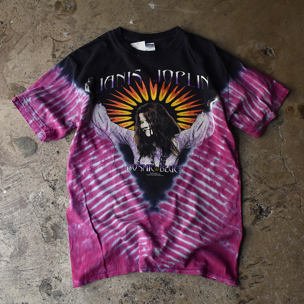 Y2K　Janis Joplin/ジャニス・ジョプリン　"Kozmic Blues" タイダイTee　230513H