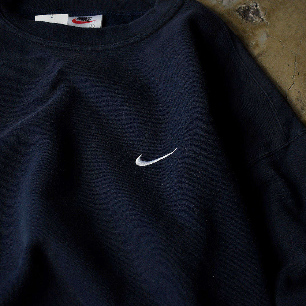 90's NIKE swoosh logo刺繍 スウェット USA製 231222H