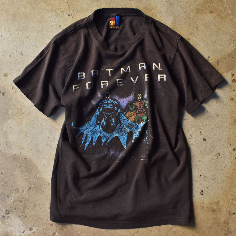 90's　DC Comics Batman/バットマン 雰囲気◎ “BATMAN FOREVER” ムービーTシャツ　USA製　230810