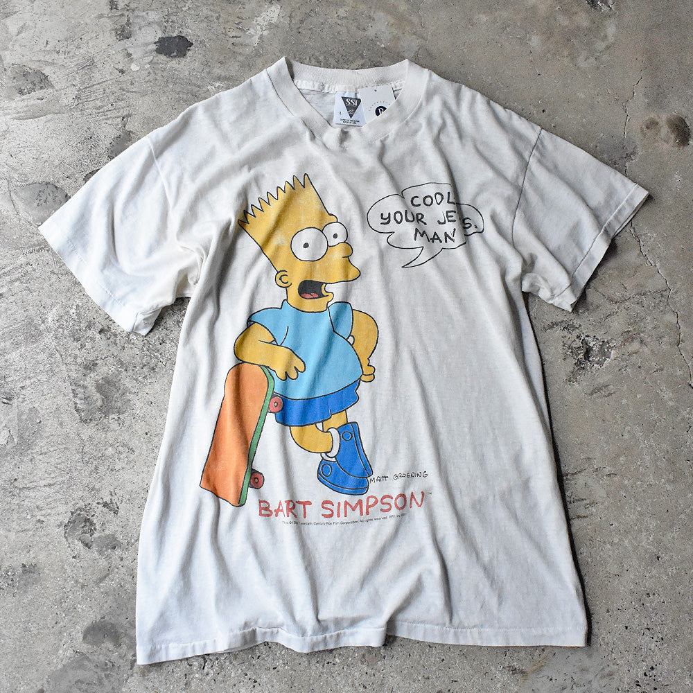 90's The Simpsons Skate！ “Bart Simpson” Tシャツ USA製 240516H