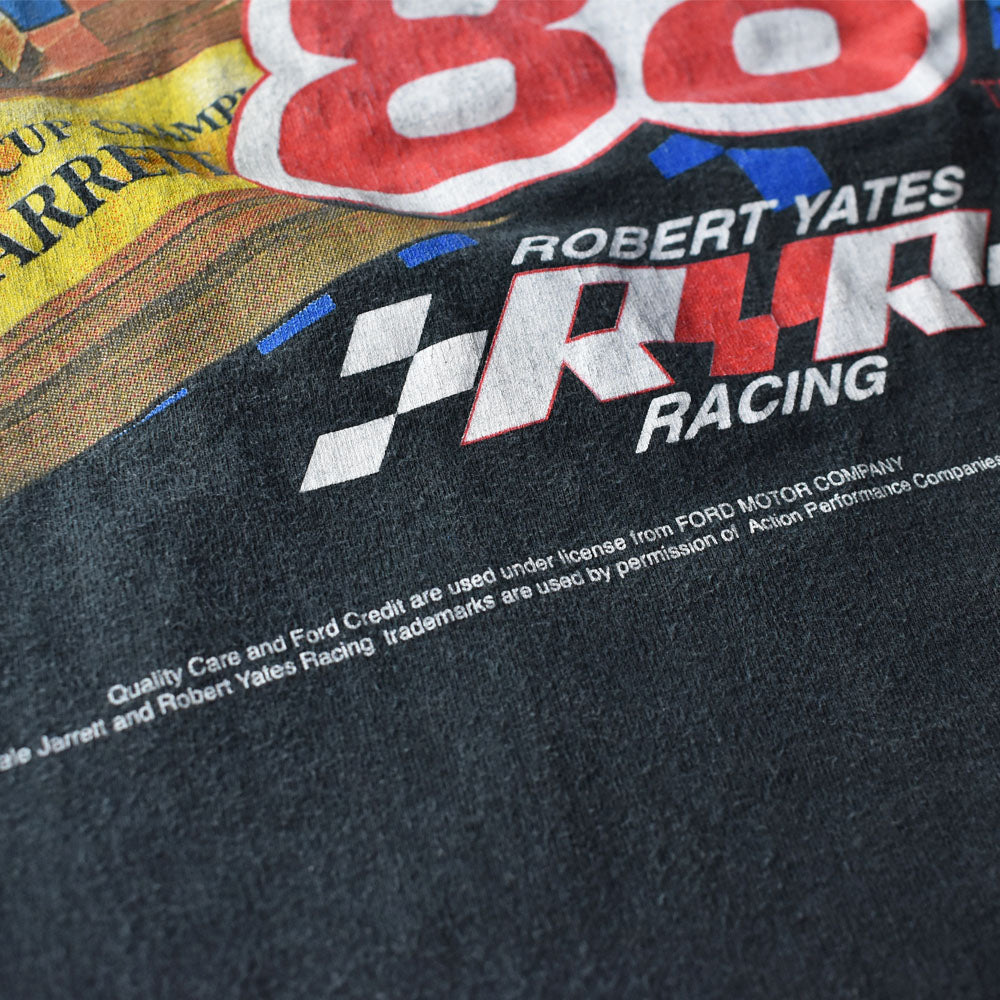 90’s NASCAR 雰囲気良し “DALE JARRETT” 両面プリント レーシング Tシャツ 240719