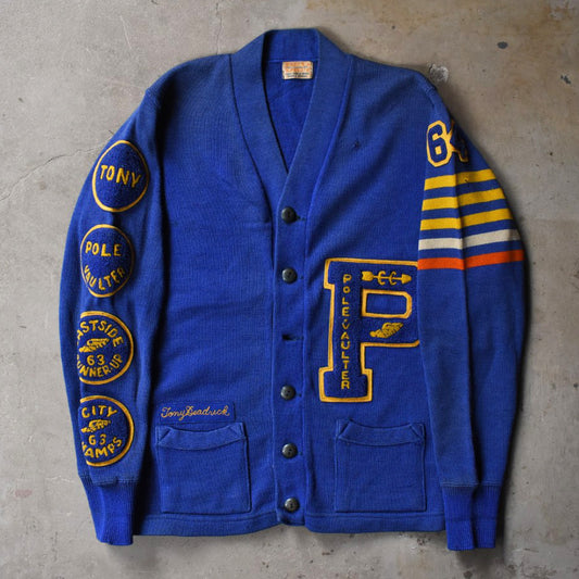 60’s Detroit Knitting Mills レタードカーディガン 251209H
