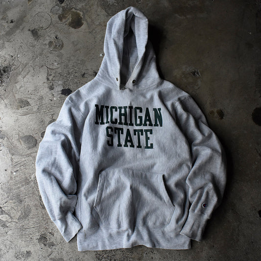 90’s Champion “MICHIGAN STATE” RWパーカー USA製 230905H