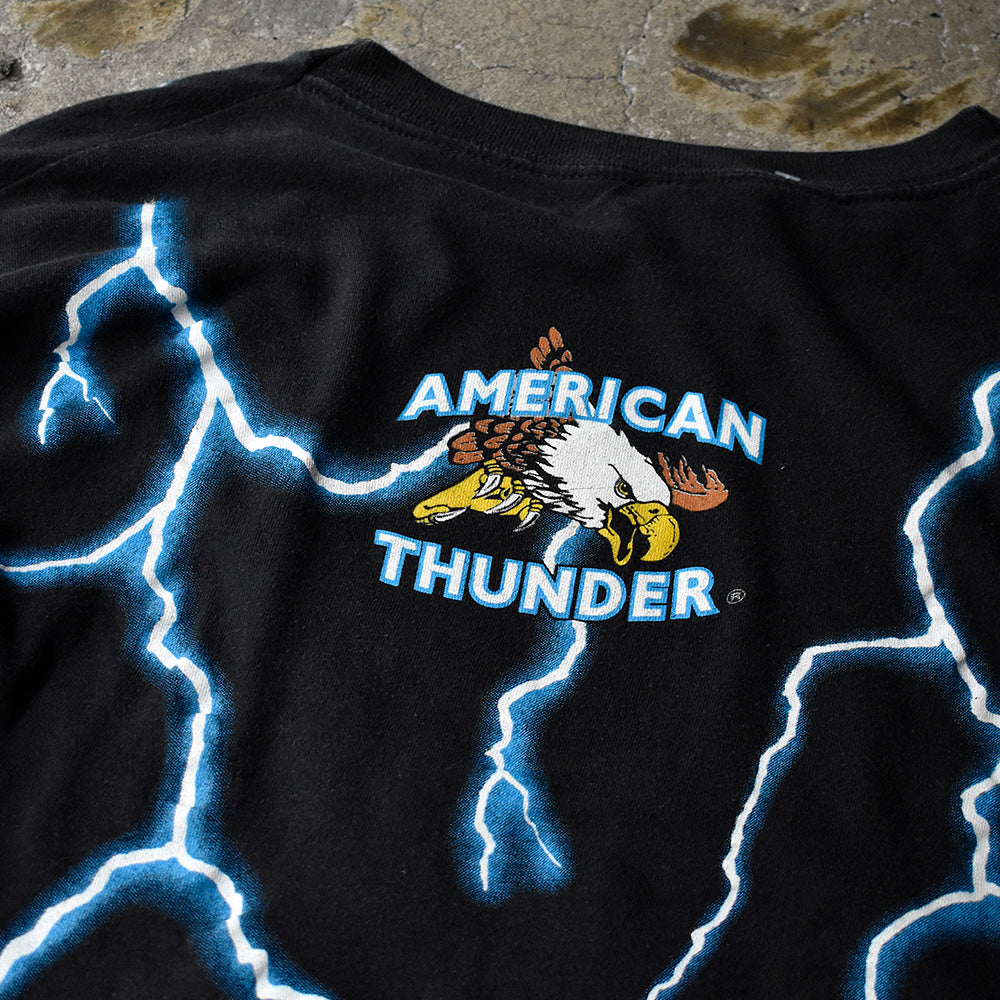 90’s AMERICAN THUNDER "ウルフ" Tシャツ 250604H