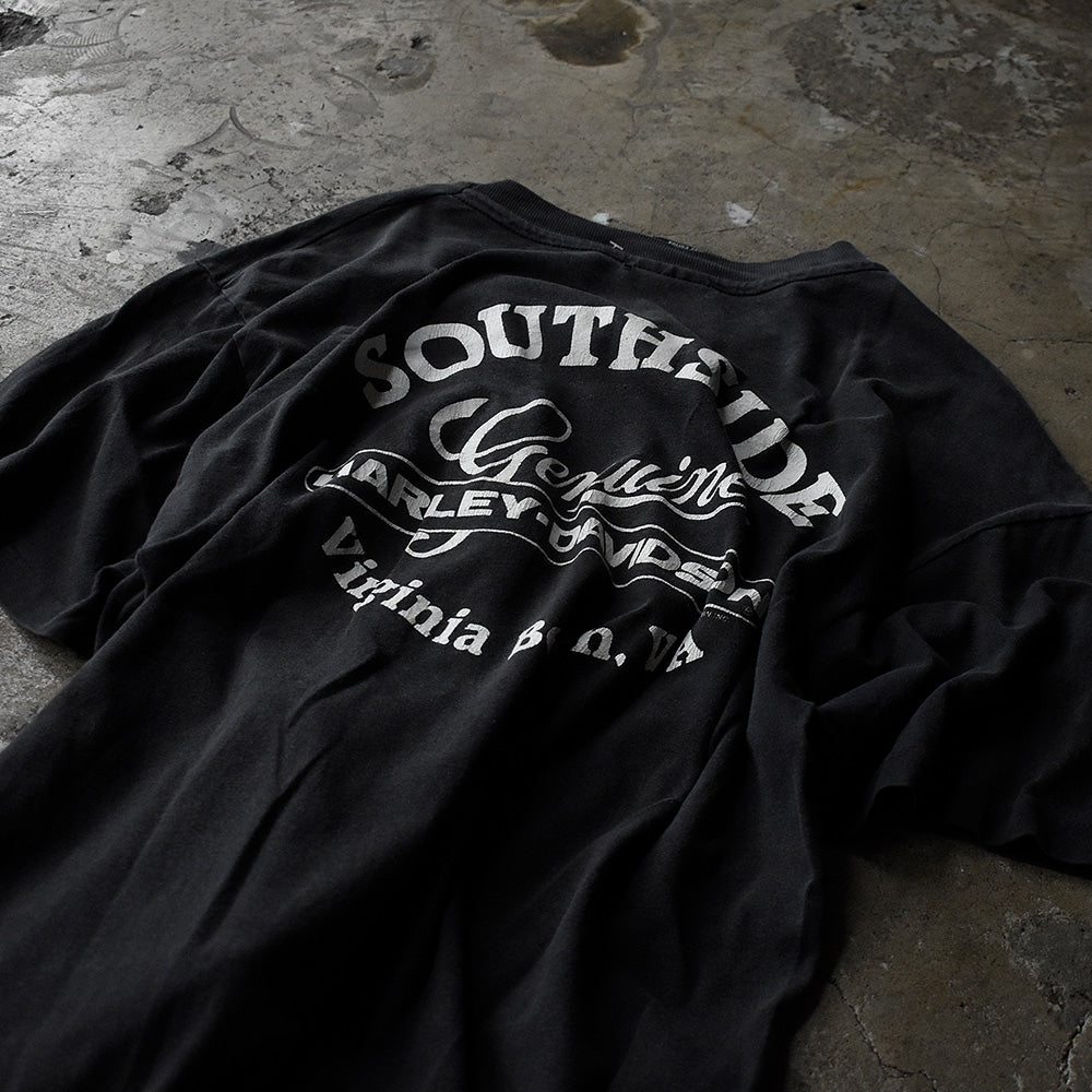 90's Harley-Davidson “エンジン” Tシャツ USA製 230922H