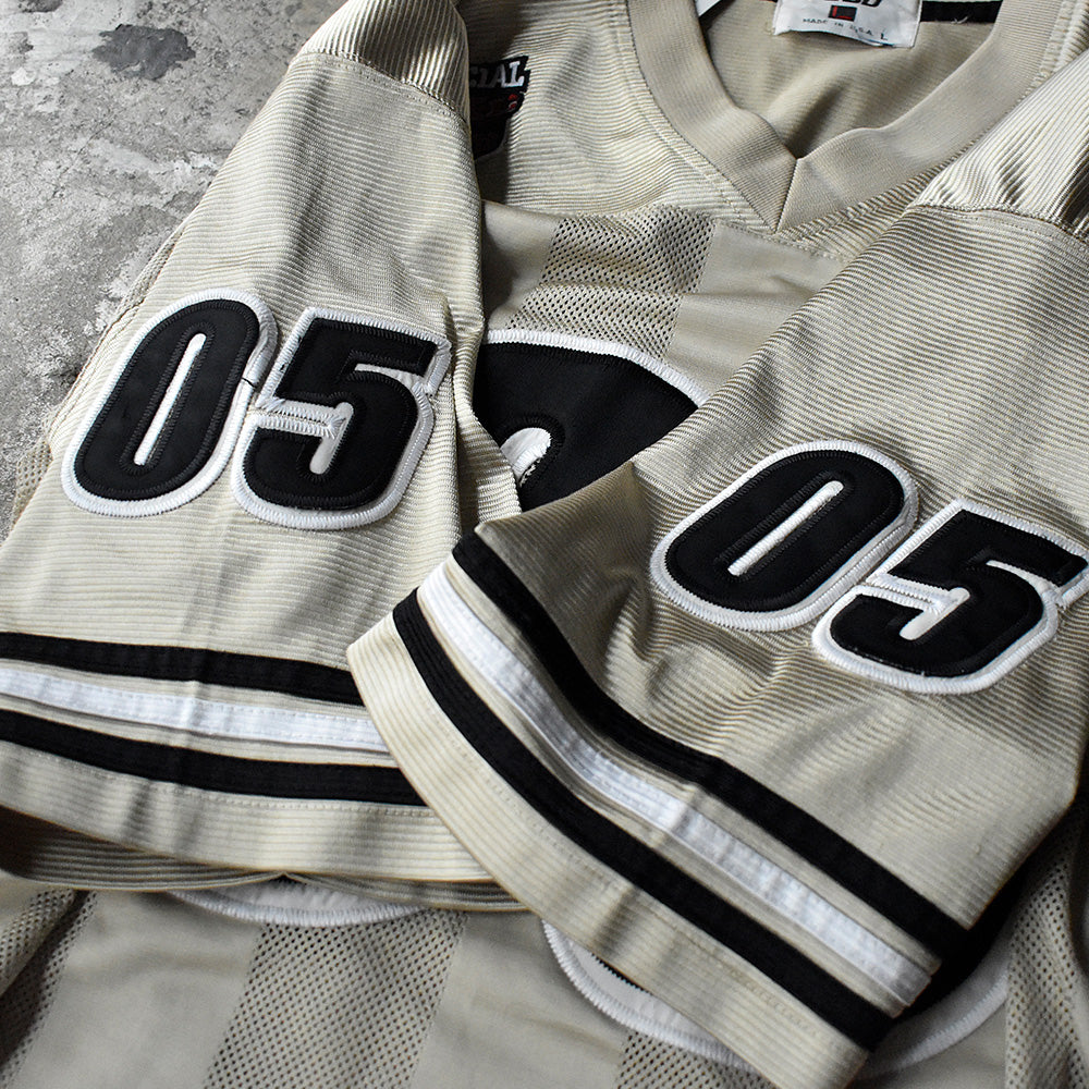 Y2K FUBU ホッケーシャツ シャンパンゴールドカラー USA製 250611H