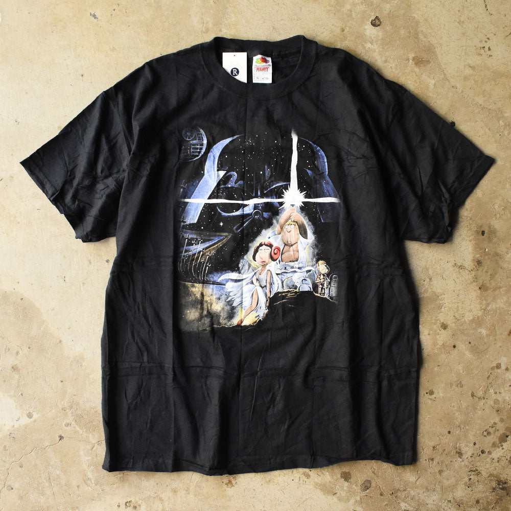 Y2K デッドストック Family Guys “STAR WARSパロディ” キャラクター Tシャツ 250909H