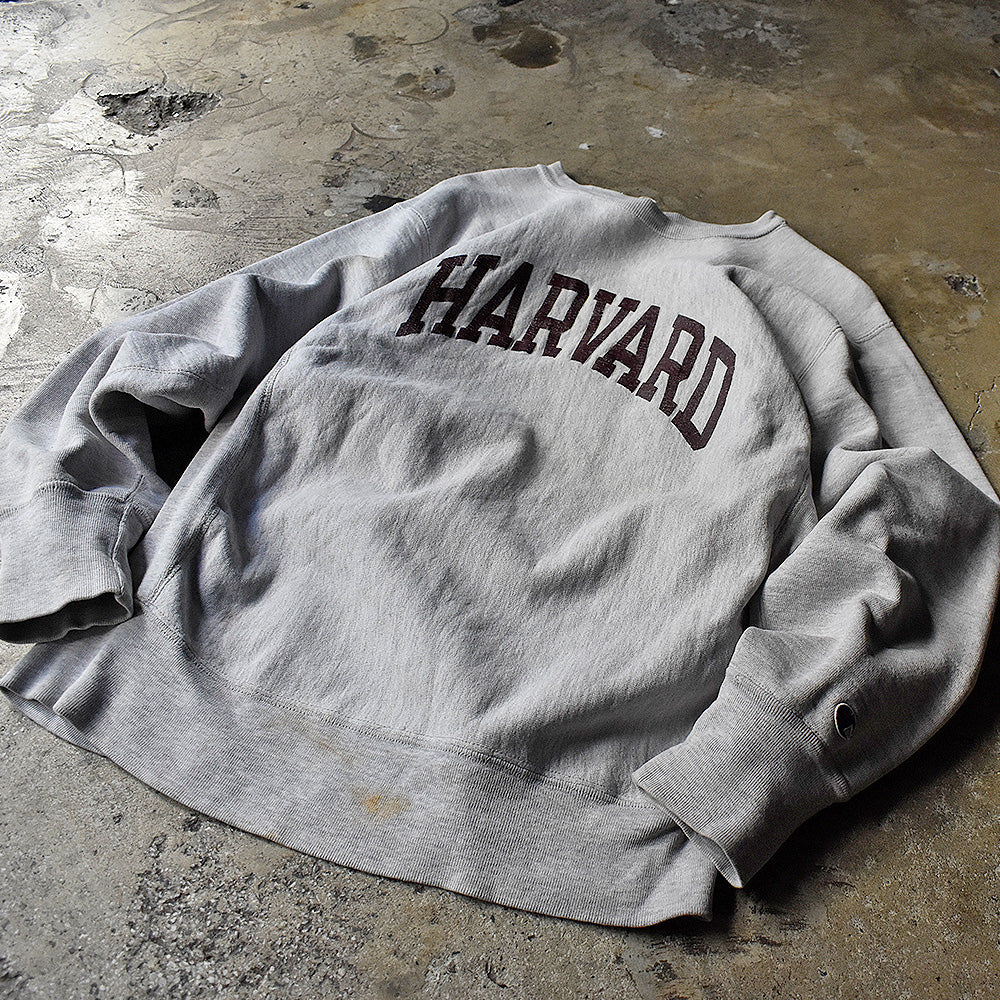 チャンピオン HARVARD リバースウィーブ スウェット 1980年 グレー USA製 ヴィンテージ