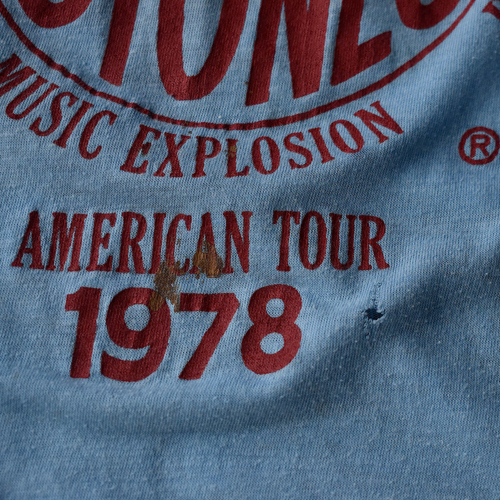 70's　The Rolling Stones/ローリング・ストーンズ　1978 American Tour Tee　230810H